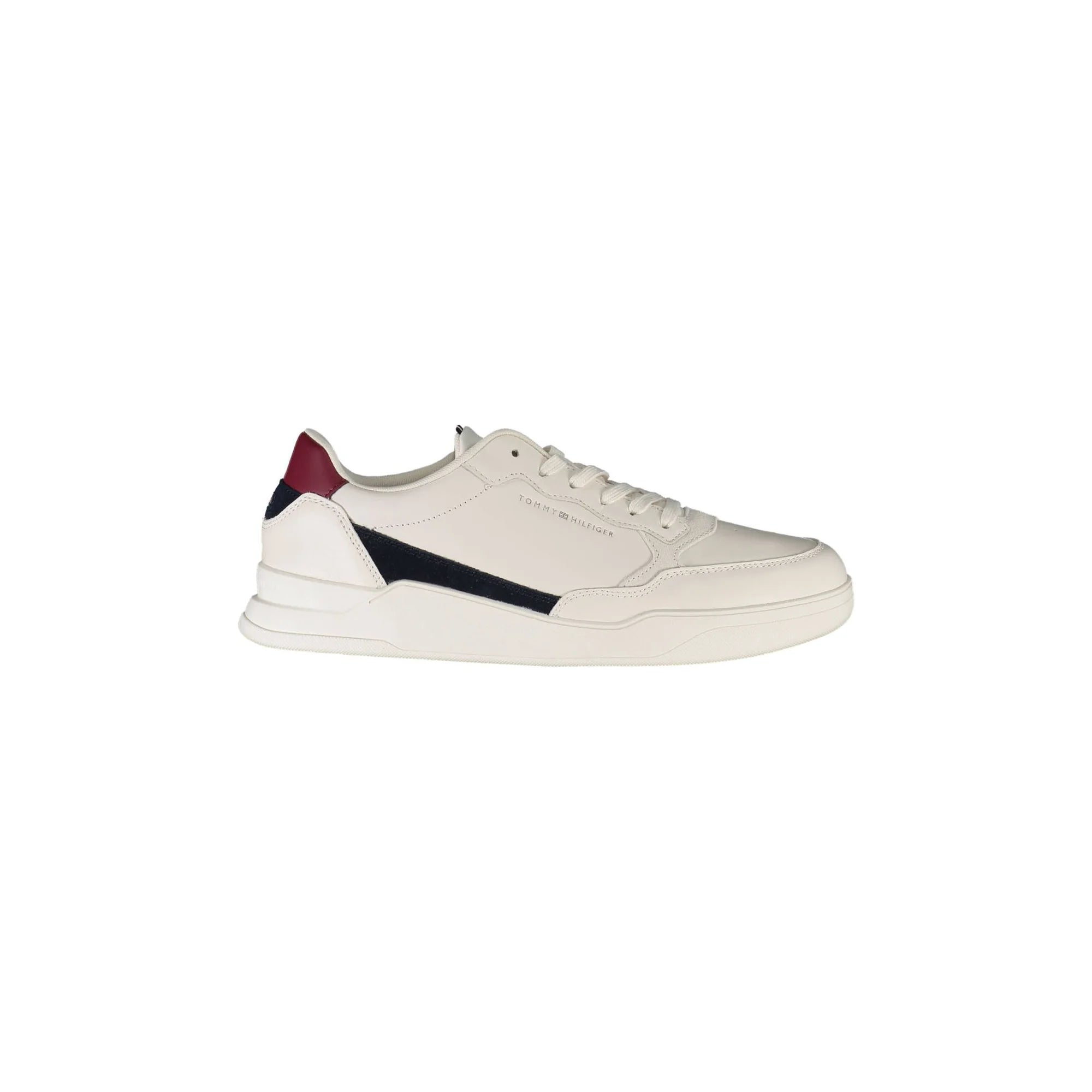 TOMMY HILFIGER Scarpe Sportive Uomo Bianche con Dettagli Logo Sneakers Bianco - foto prodotto